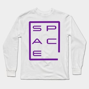 Space Purple Long Sleeve T-Shirt